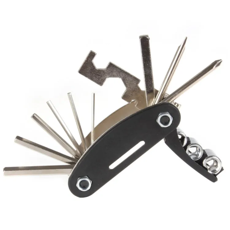 16 in 1 Multifunction Folding Bicycle Repair Combination Tools