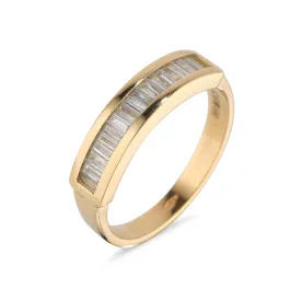 18kt Gold Multi Baguette Natural Diamond Ring