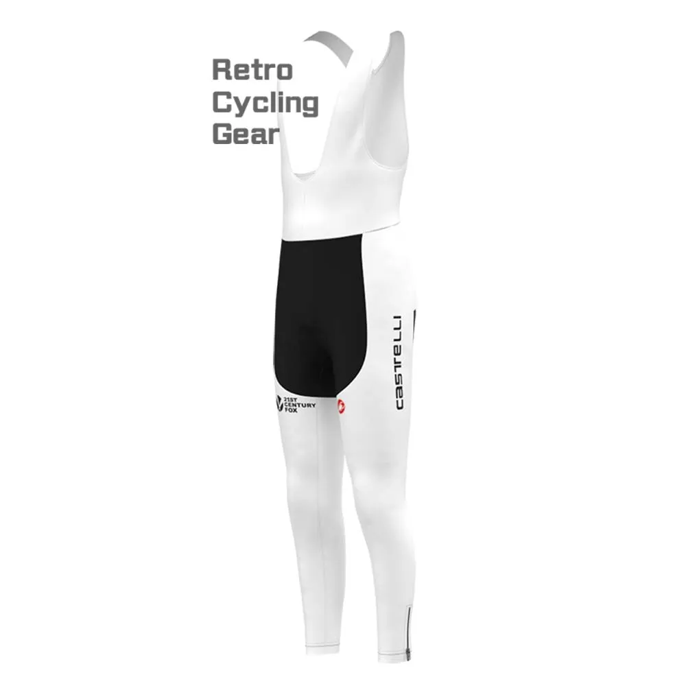 2017 white sky Retro Long Sleeve Cycling Kits