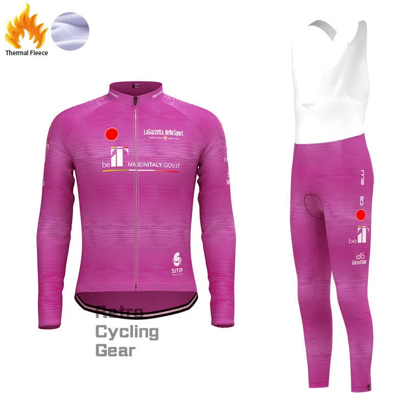 2022 Tour de Italy Fleece Long Sleeve Cycling Kit