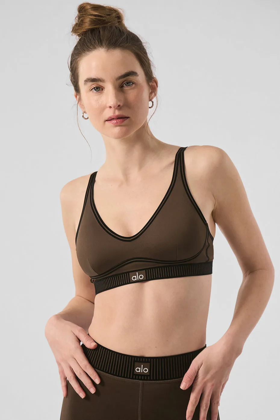 Airlift Line Up Bra - Espresso