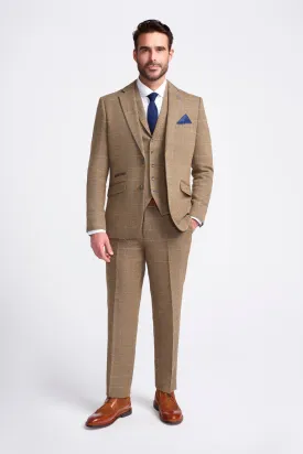 Albert Brown Short Tweed Three Piece Suit