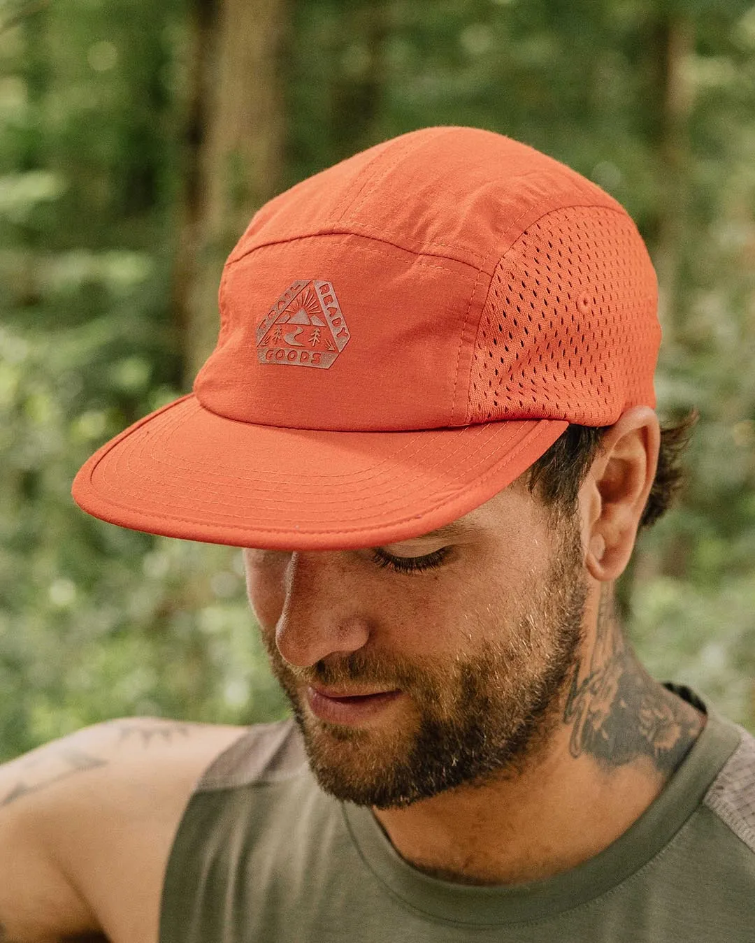 Beyond Organic 5 Panel Cap - Warm Orange