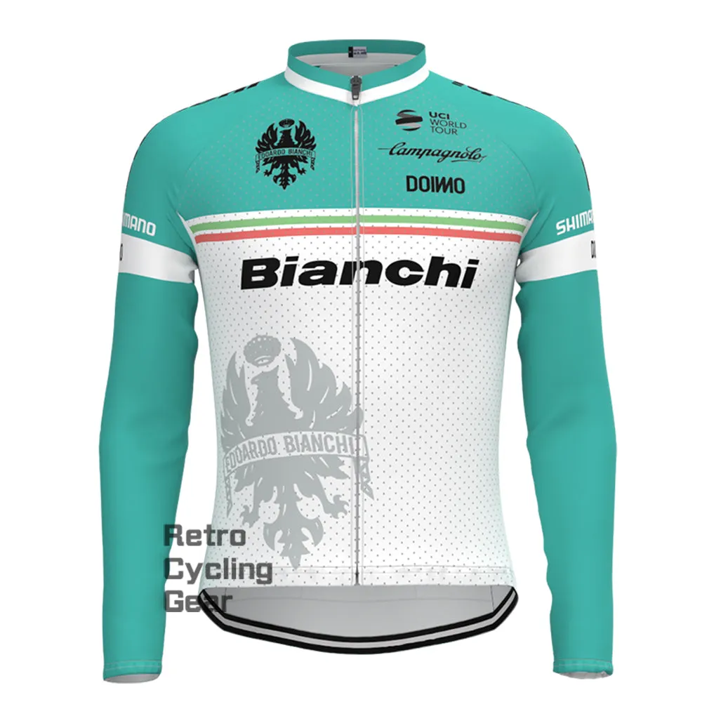 blue Bianchi Short Sleeve Cycling Kits