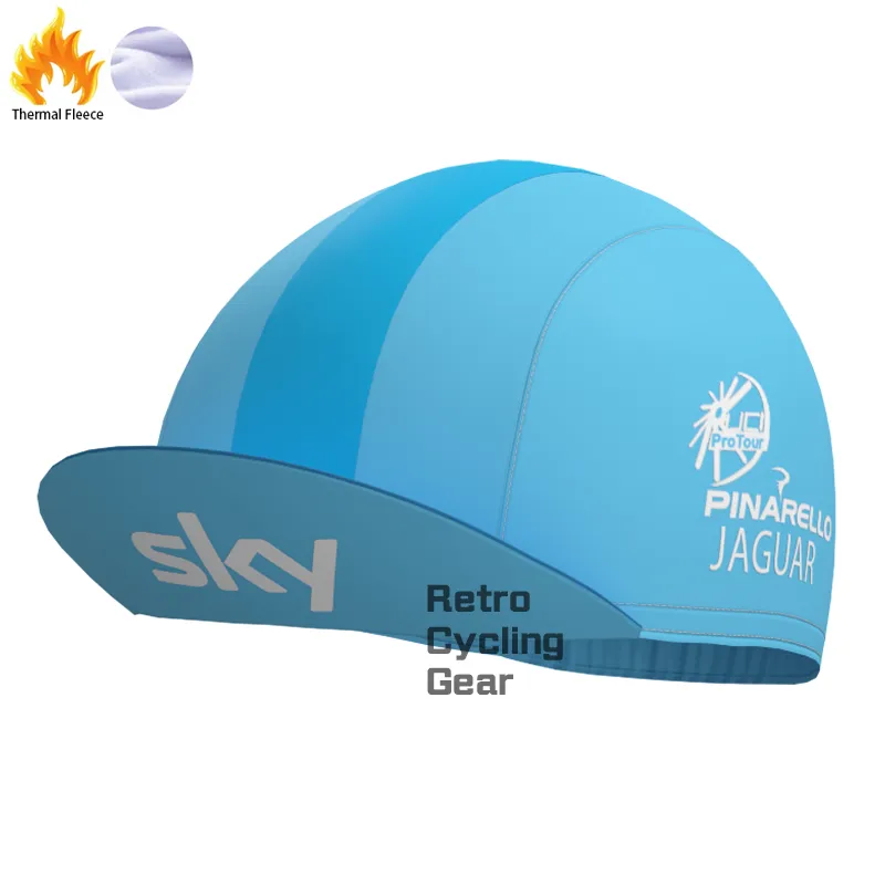 Blue sky Fleece Retro Long Cycling Kits