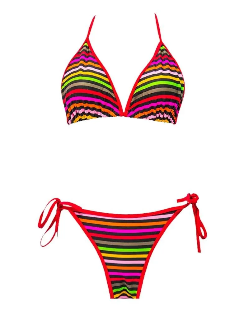 Branded Bikini Multi Printed - Sexy Swimwear - Thailand Brand