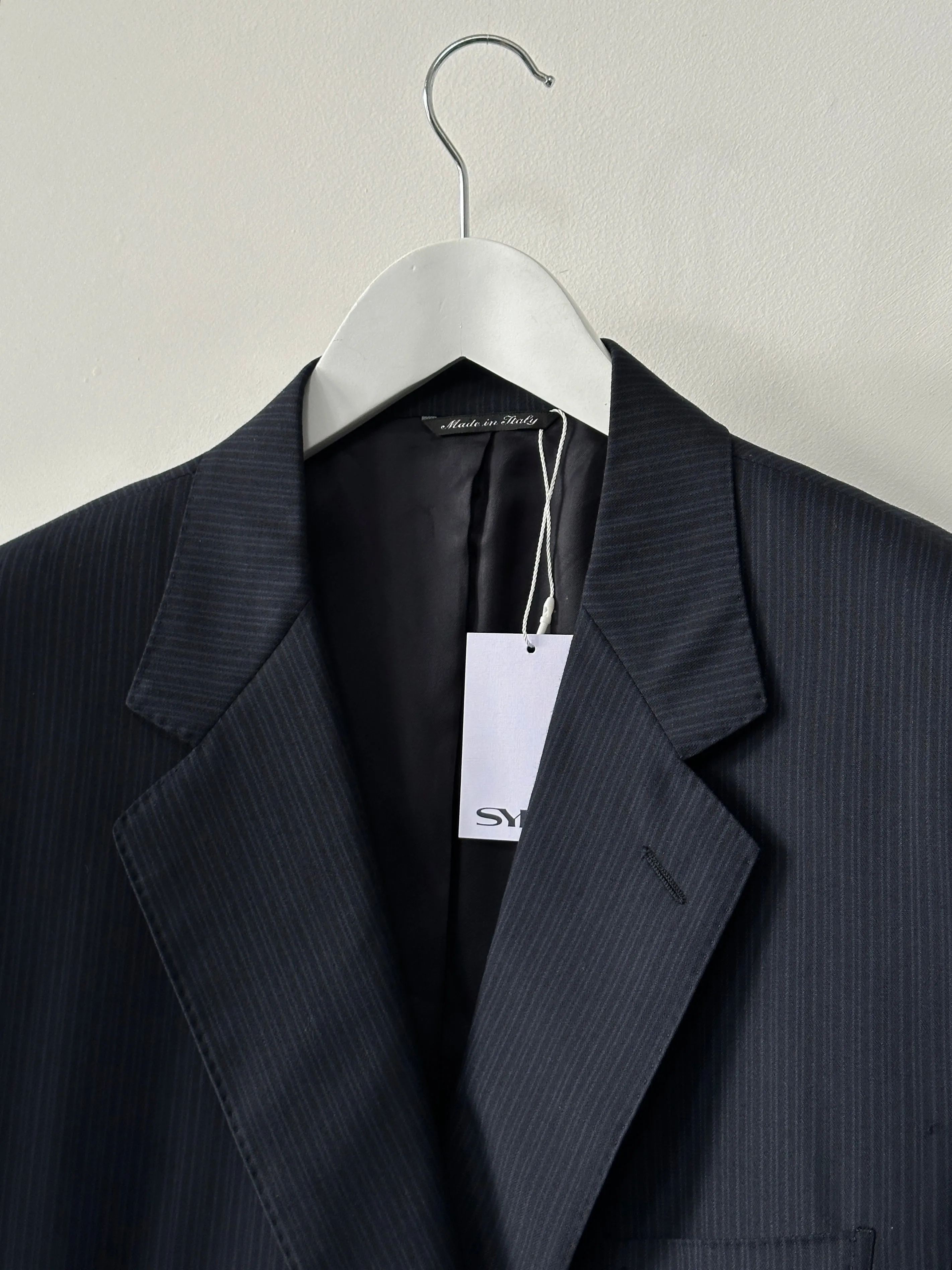 Canali Italian Stripe Pure Wool Single Breasted Blazer - 50R/XXL