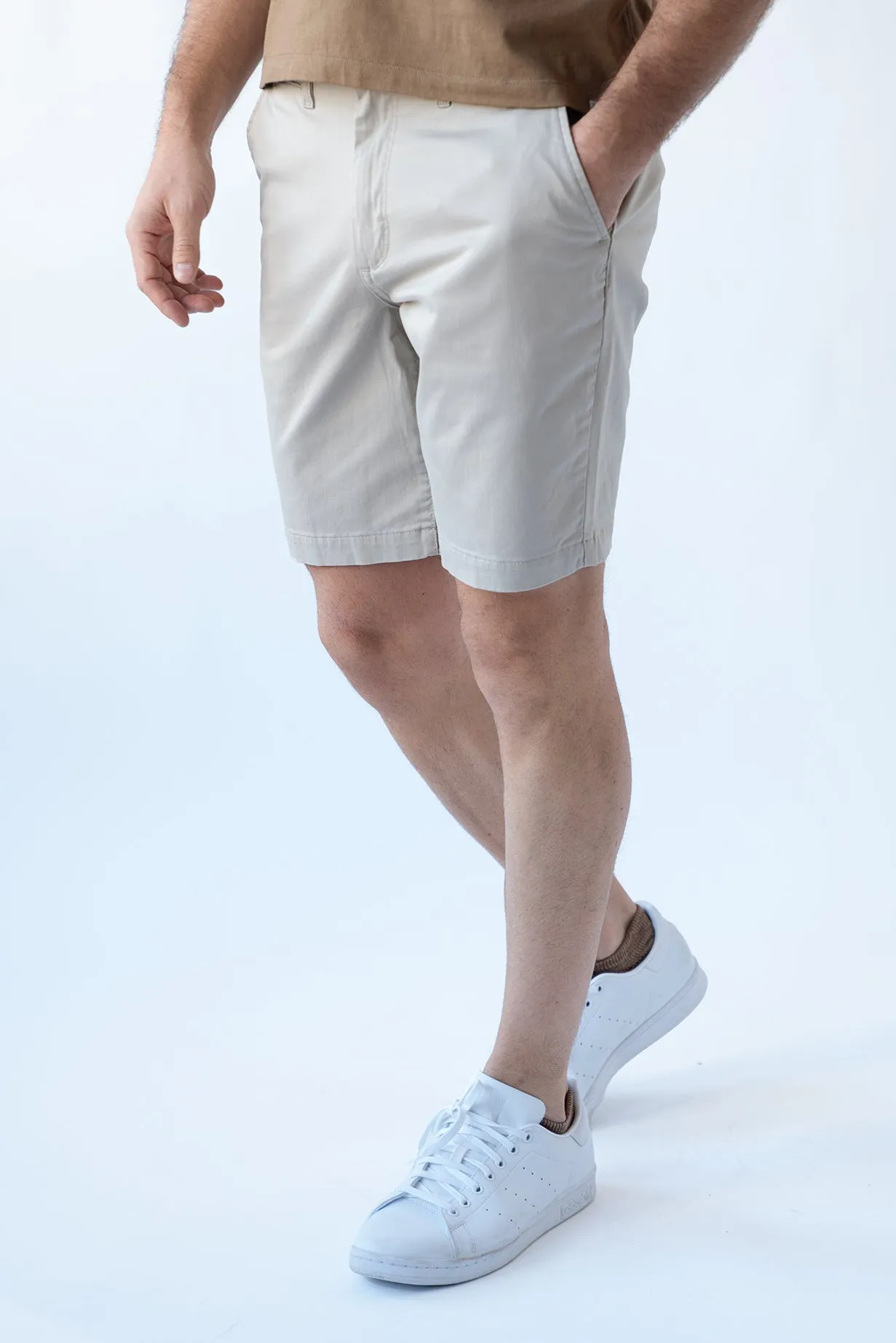 Chino Short 9" - Putty