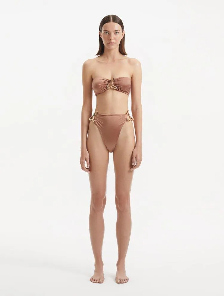 Clyde Brown Bikini Set