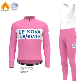 DE KOVA Fleece Retro Cycling Kits