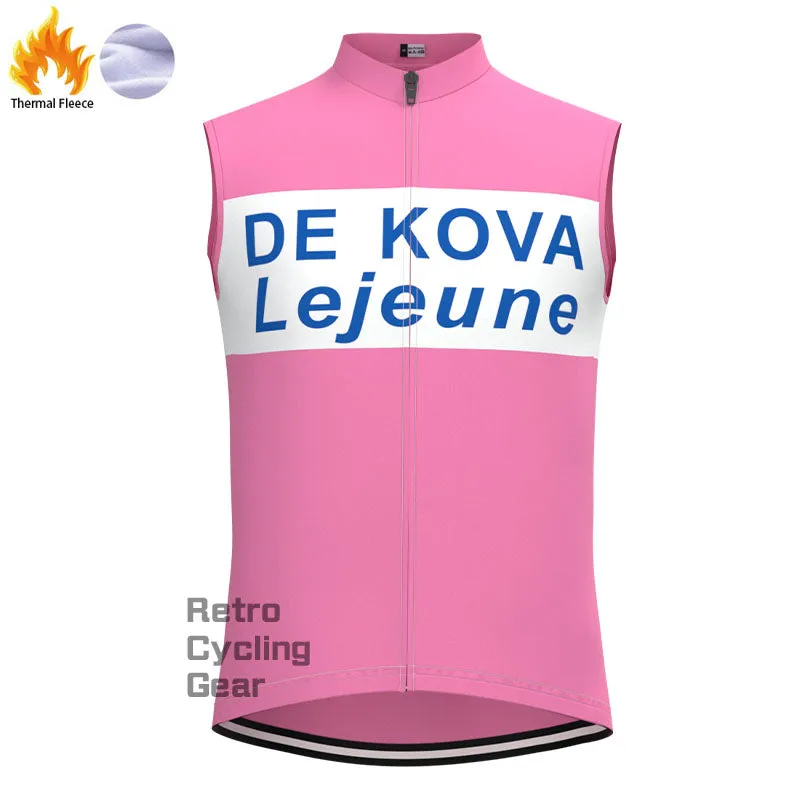 DE KOVA Fleece Retro Cycling Kits