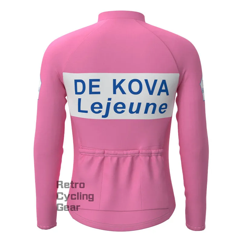 DE KOVA Fleece Retro Cycling Kits