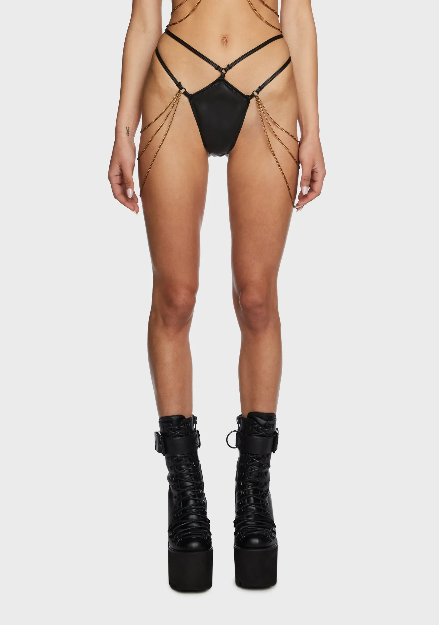 Digital Ecstasy Harness Panties