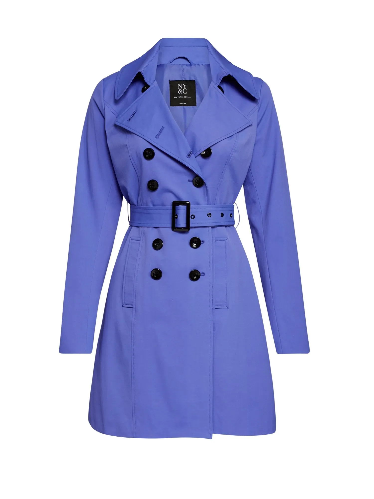 Double-Breasted City Trench Coat