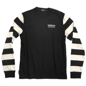 Fasthouse Jailbreak Stripe Long Sleeve Tee - Black