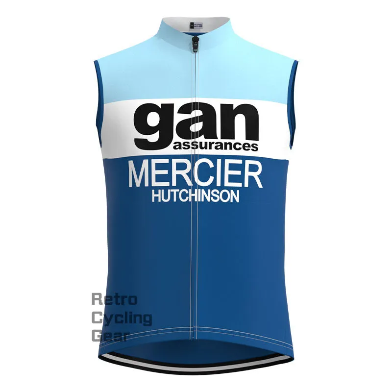 gan Blue Retro Long Sleeve Cycling Kit