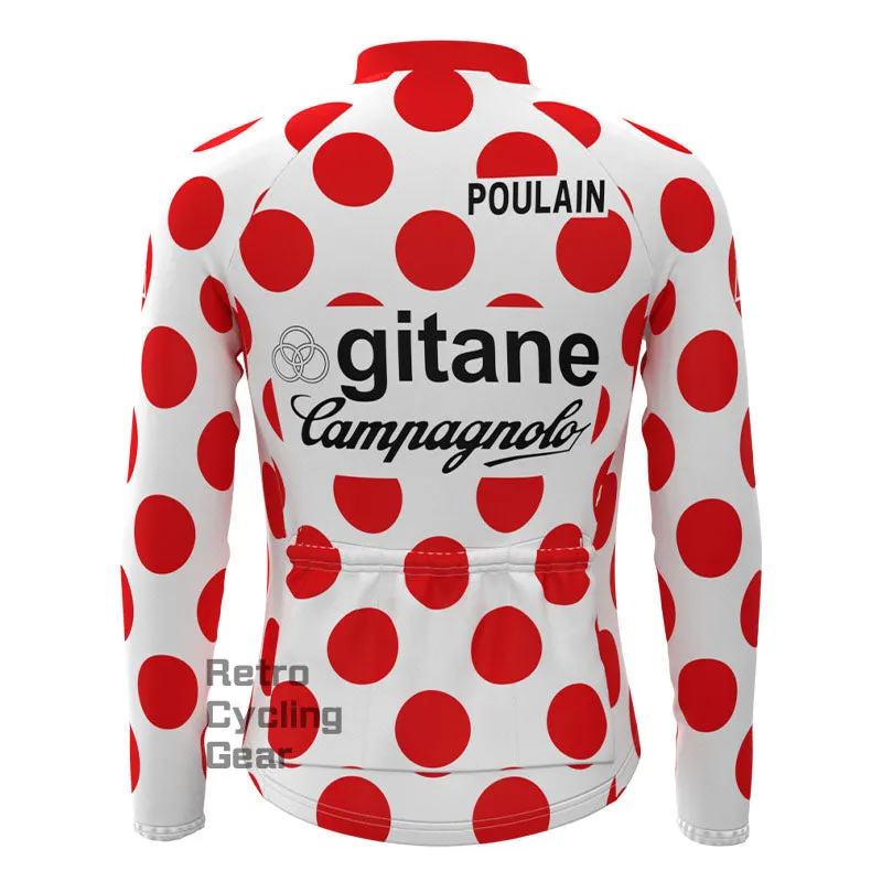 gitane Red dot Retro Long Sleeve Cycling Kit