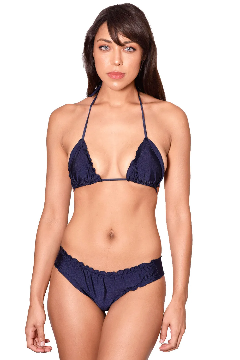 GLOW BLUE MARINE Signature Scrunch Bikini Bottom