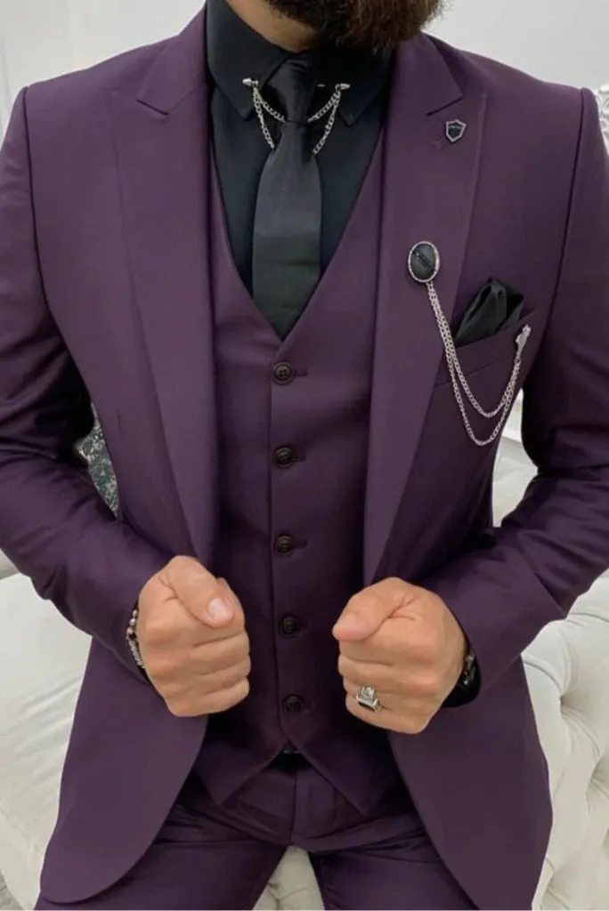 Men purple suit beach wedding suit groom wear suit prom suit for men groomsmen suit party wear suit summer wedding suit dinner suit