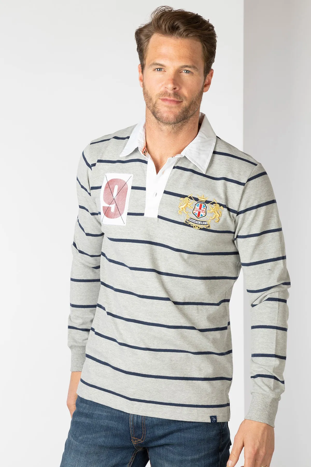 Men's Striped Rugby Shirt - Patley