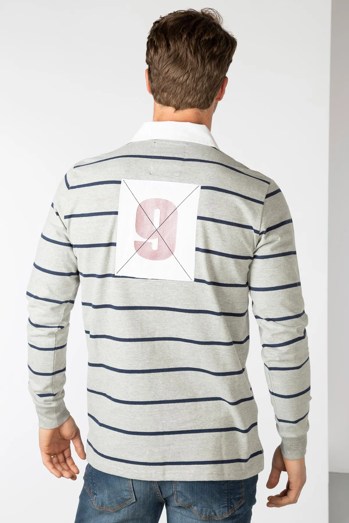 Men's Striped Rugby Shirt - Patley