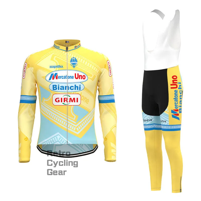 Mercatone Uno Retro Long Sleeve Cycling Kit