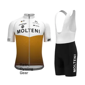 Molteni SASMIDT Retro Short Sleeve Cycling Kits