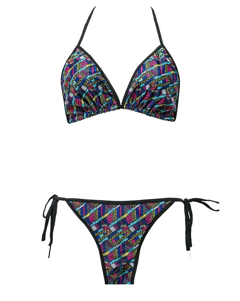 Newly Designed  Branded Bikini - Coloured Printed - Thailand Brand