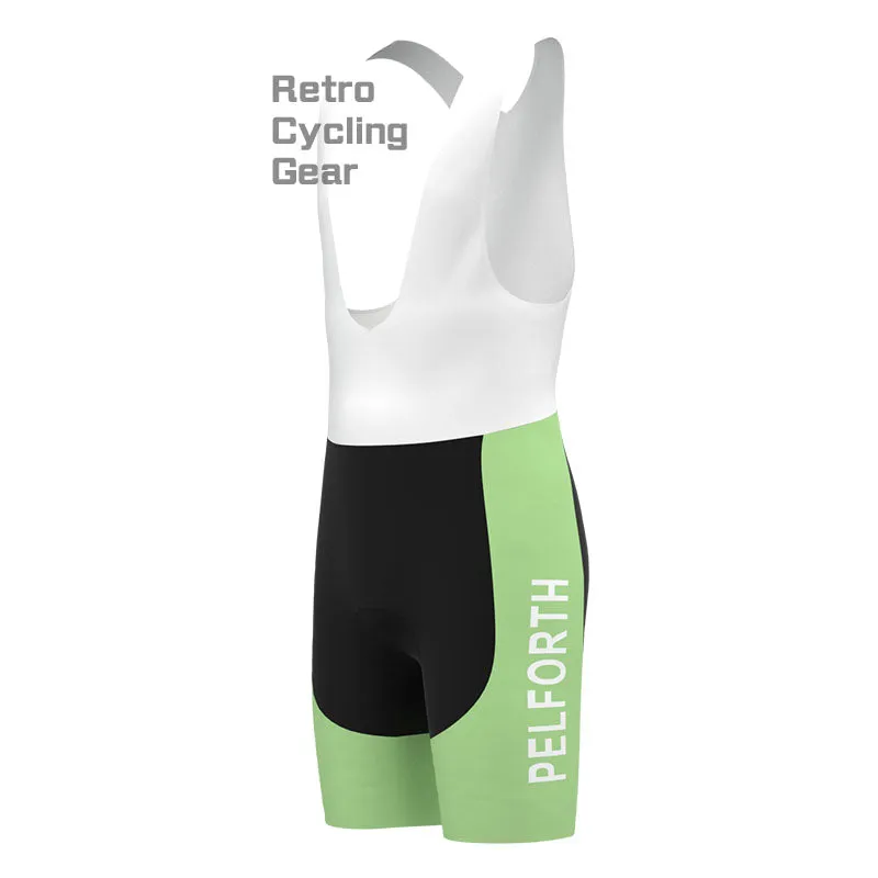 PELFORTH Mint Green Retro Short Sleeve Cycling Kit