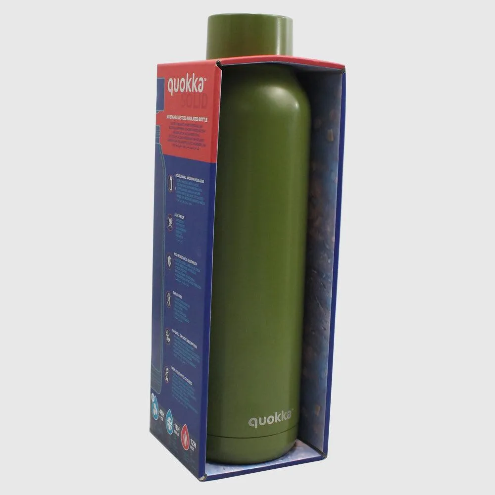 Quokka Olive Green Thermal Bottle Stainless Steel Ultramarine (630 ml)