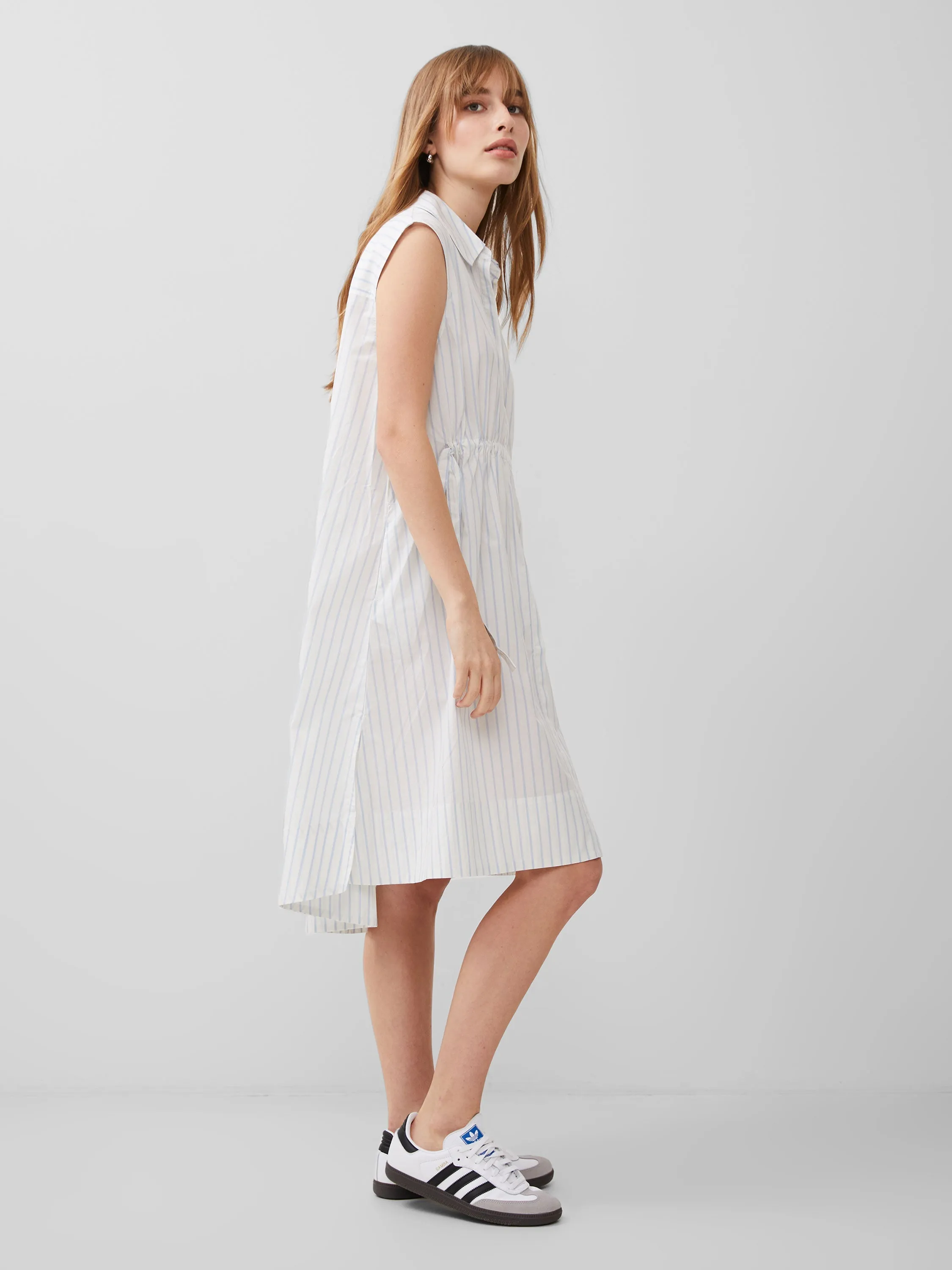 Rhodes Poplin Stripe Shirt Dress