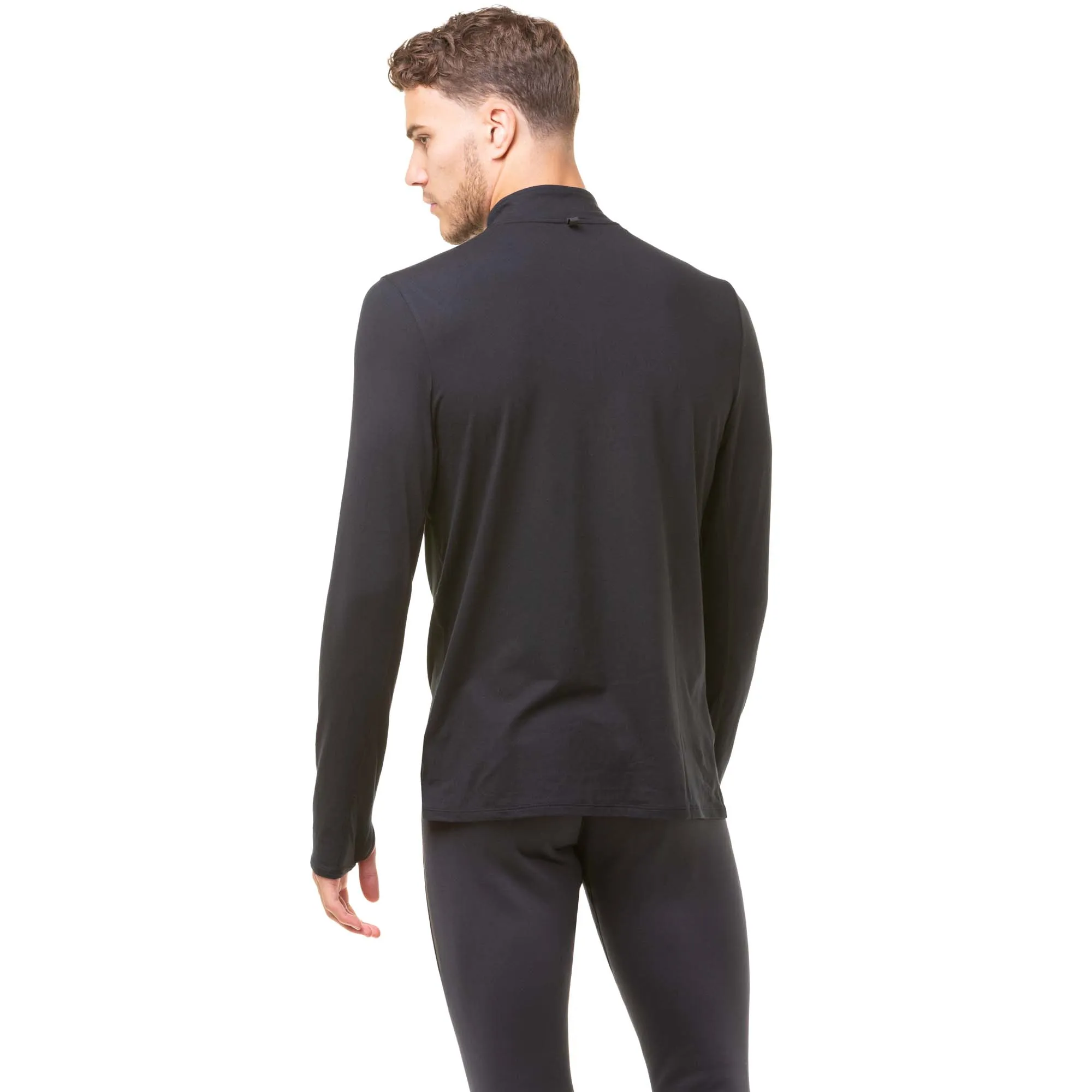 Ronhill | Men's Core Thermal 1/2 Zip - Black/Bright White