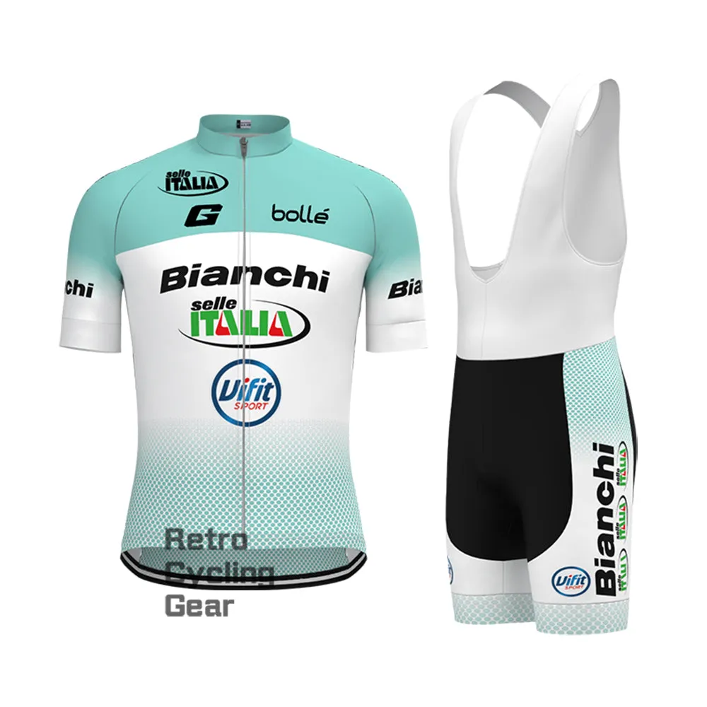 Selle Italia Bianchi Short Sleeve Cycling Kits