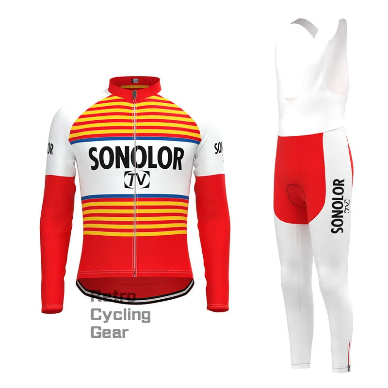 SONOLOR Retro Long Sleeve Cycling Kit