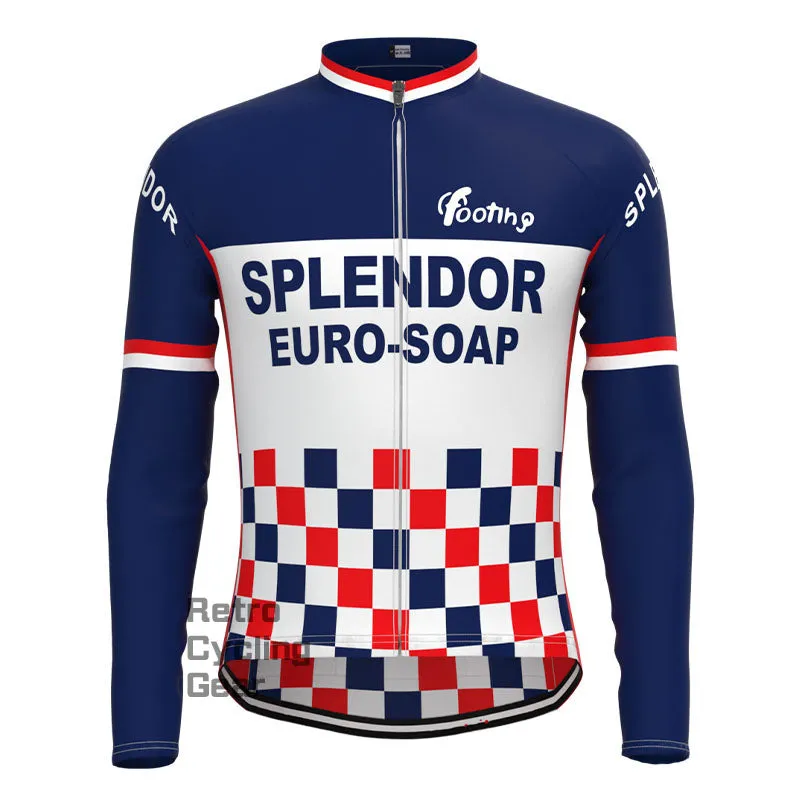 SPLENDOR Speckle Retro Long Sleeve Cycling Kit