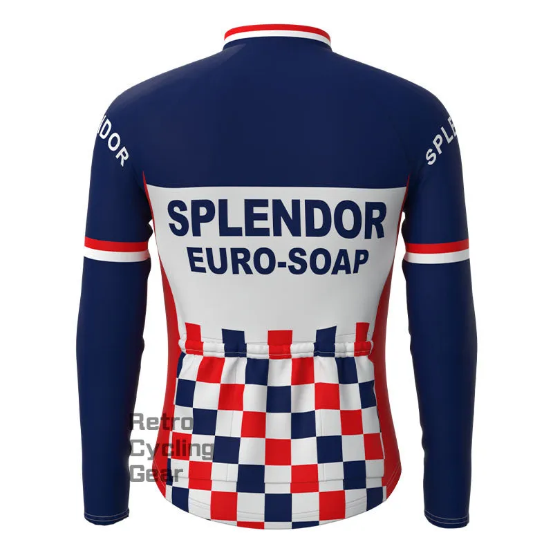 SPLENDOR Speckle Retro Long Sleeve Cycling Kit