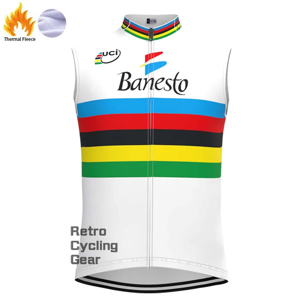 Streak Banesto Fleece Retro Long Cycling Kits