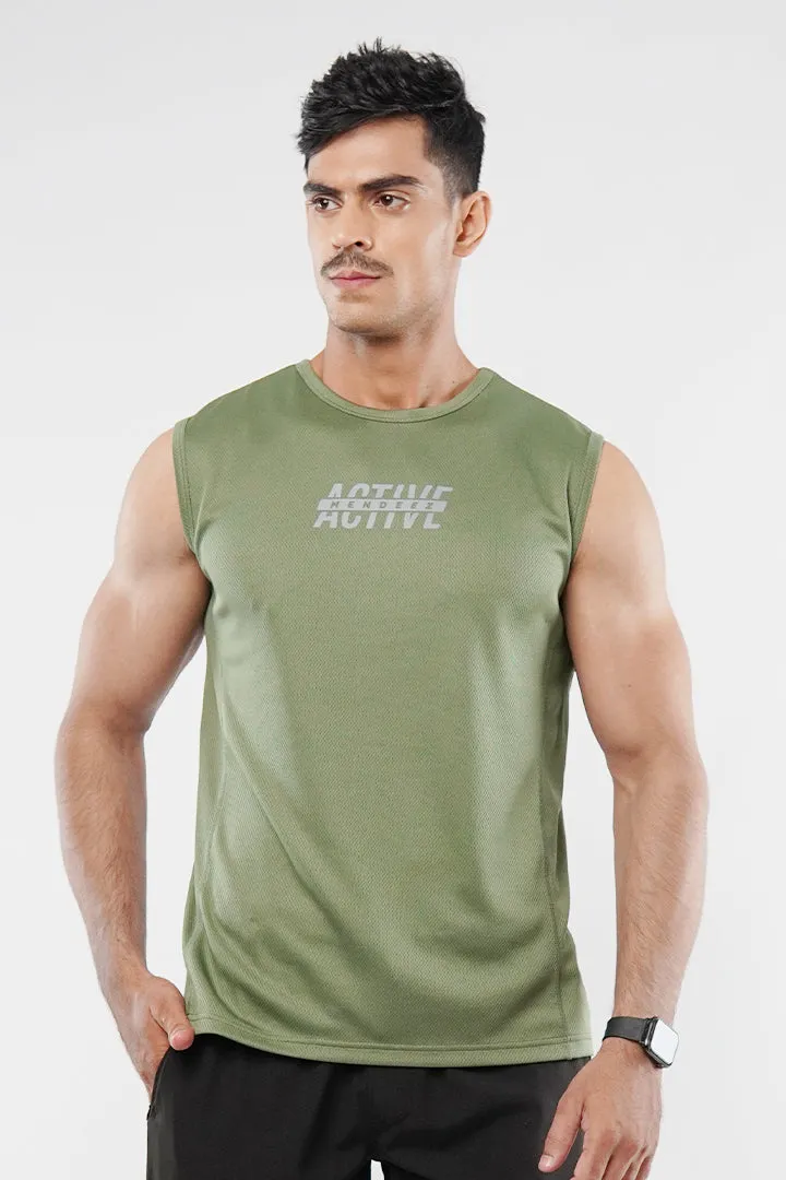 Tank Top - Olive Green