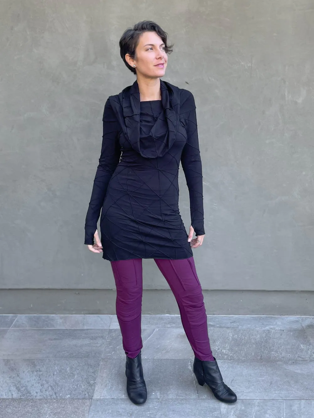 Texture Cowl Tunic