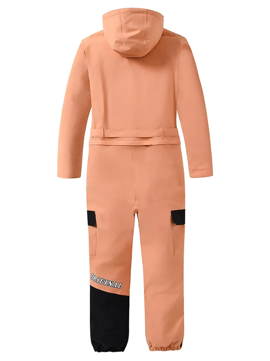 Unisex Outdoor One Piece Ski Jumpsuits