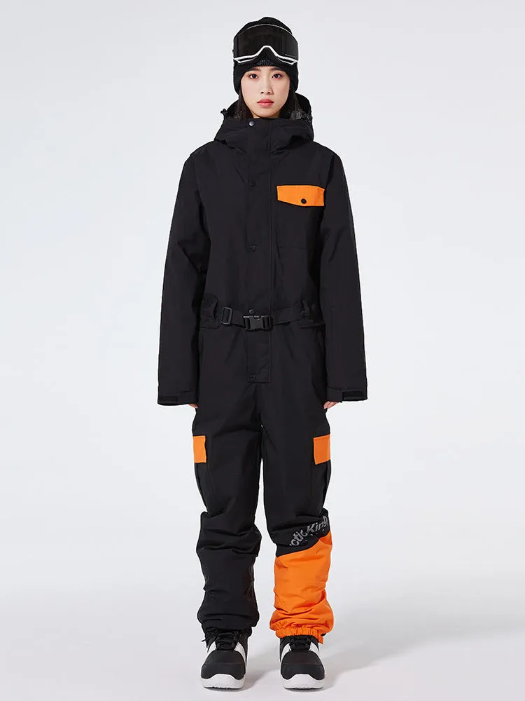 Unisex Outdoor One Piece Ski Jumpsuits