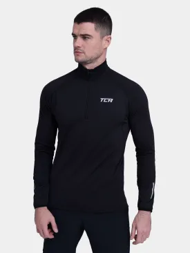 Winter Run Thermal Long Sleeve Running Top For Men With Brushed Inner Fabric