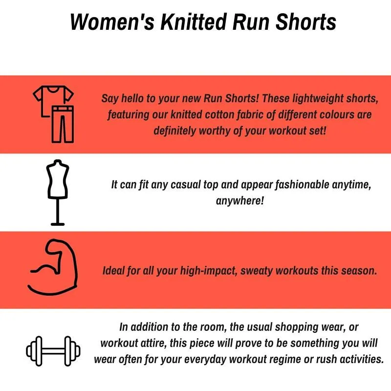 Women's Knitted Run Shorts