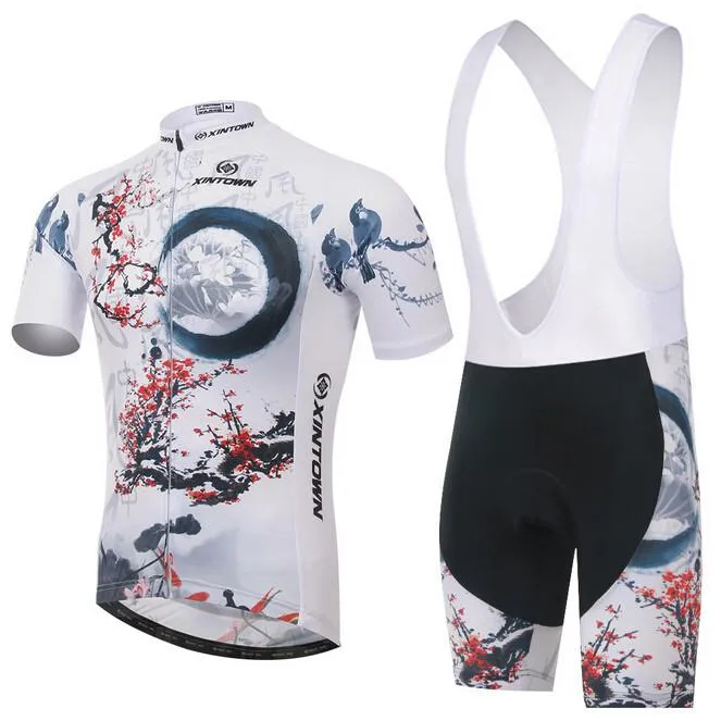 XINTOWN Blossom Short Sleeve Cycling Jersey Set