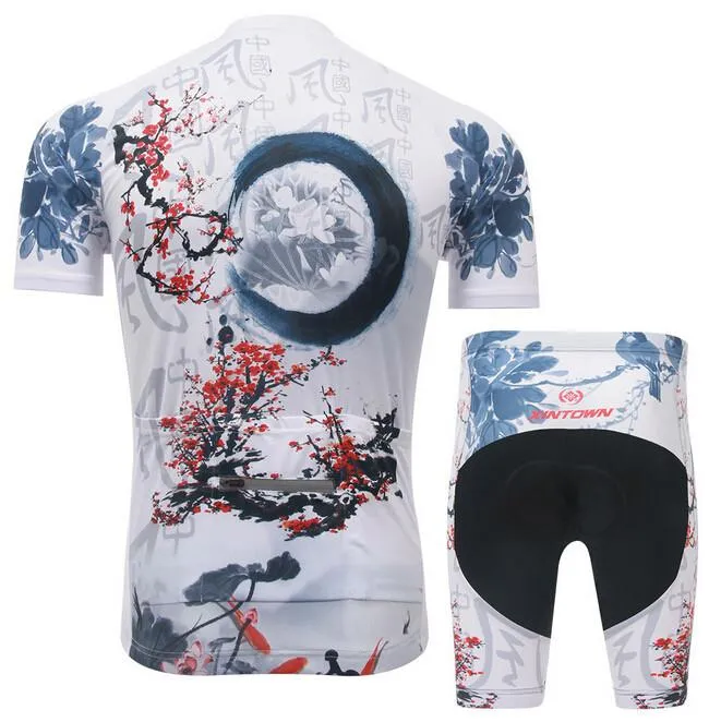 XINTOWN Blossom Short Sleeve Cycling Jersey Set